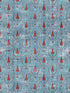 Byzantine Jewel Blue Wallpaper, Per Yard - nicolettemayer.com