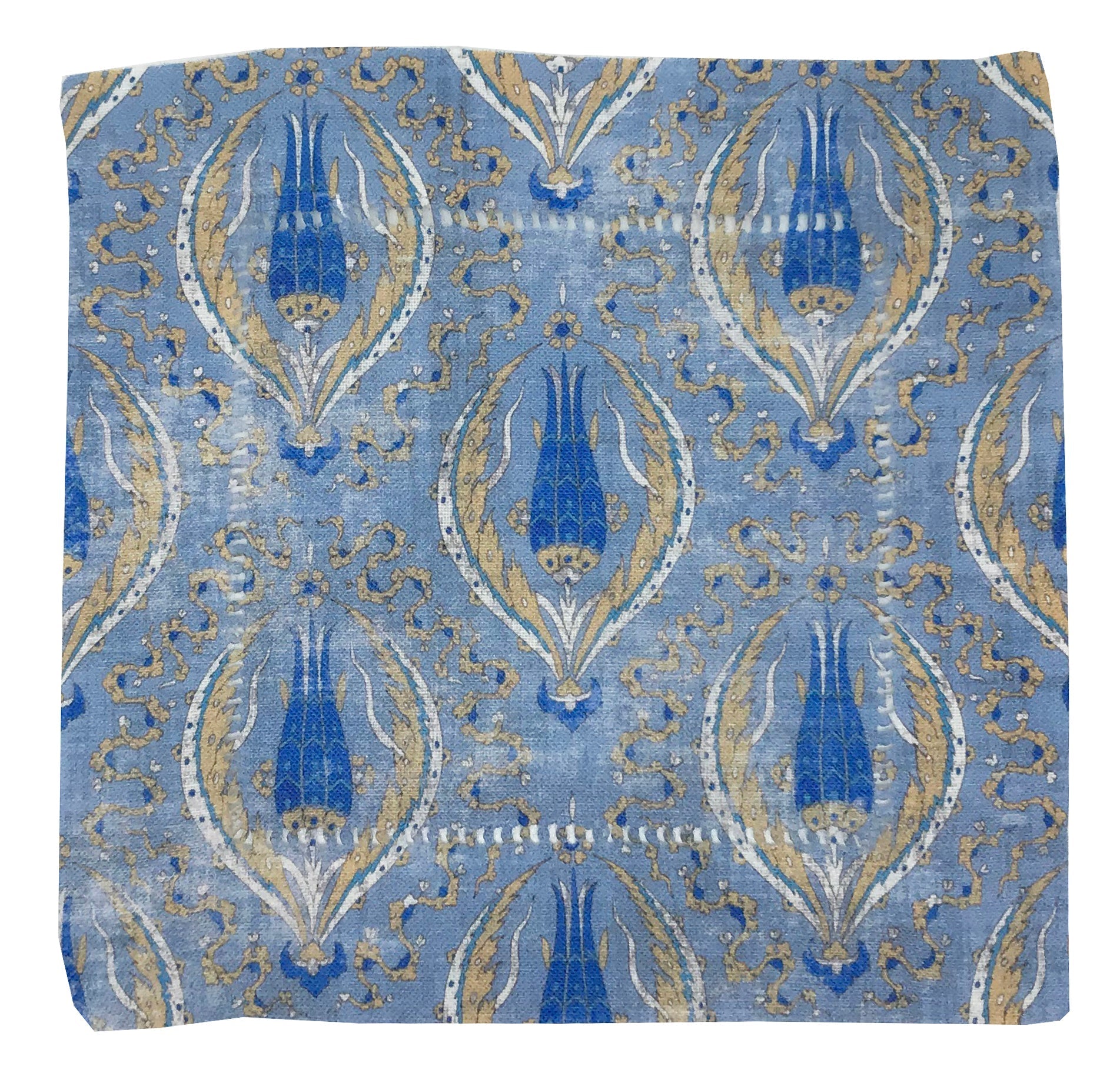 Byzantine Jewel Classic 6x6&quot; Hemstitch Cocktail Napkins, Set of 4 - nicolettemayer.com
