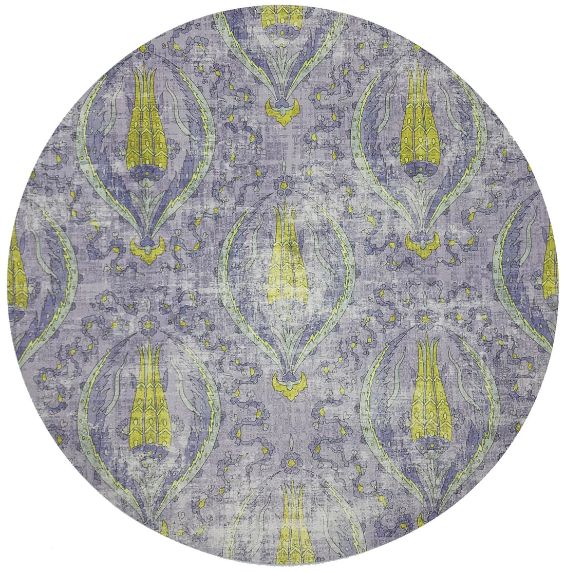 Byzantine Jewel Lilac 16&quot; Round Pebble Placemat, Set of 4 - nicolettemayer.com