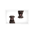 Cane Corso Dog Acrylic Rectangle Tray, overhead, by Nicolette Mayer
