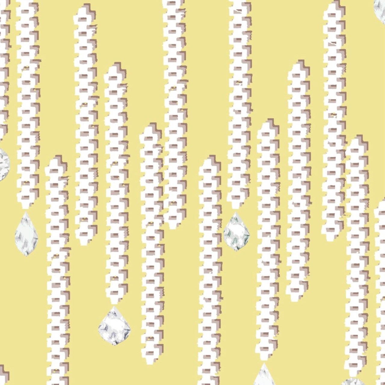 Chainlink Citrus Wallpaper - nicolettemayer.com