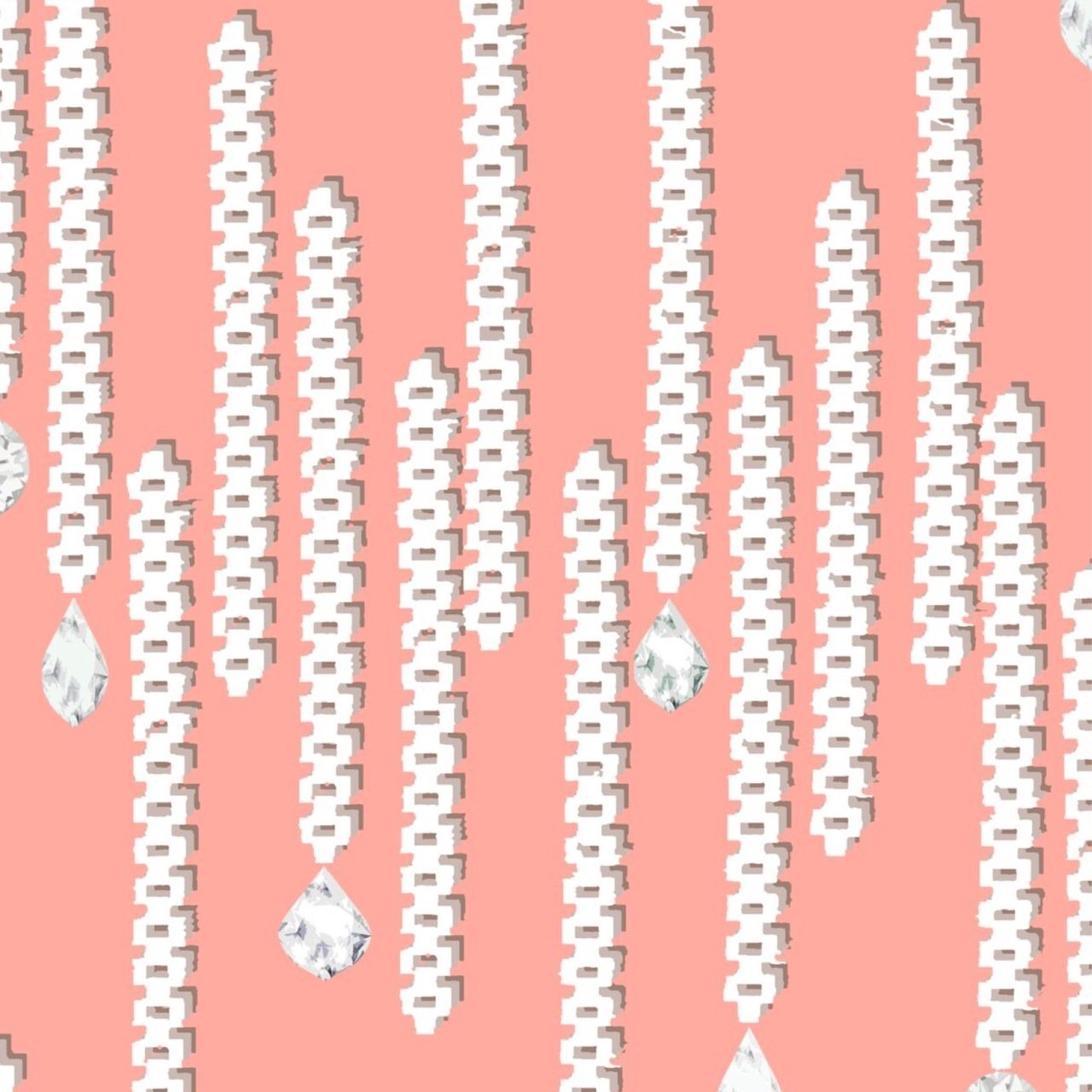 Chainlink Flamingo Wallpaper - nicolettemayer.com