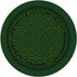Christmas Berries Green Green 16 Round Pebble Placemat Set of 4 - nicolettemayer.com