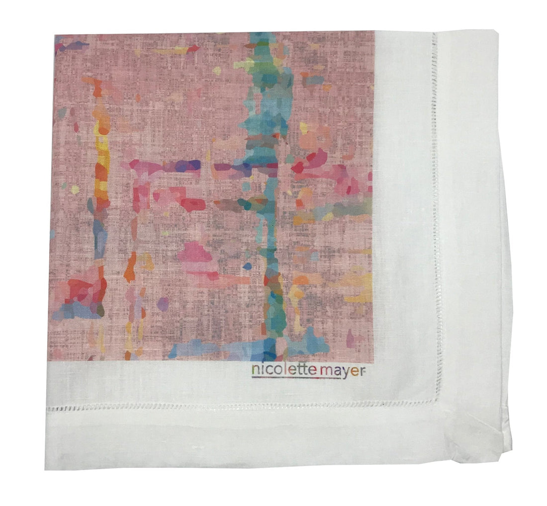 Coco Pink 22X22 Hemstitch Napkin - nicolettemayer.com