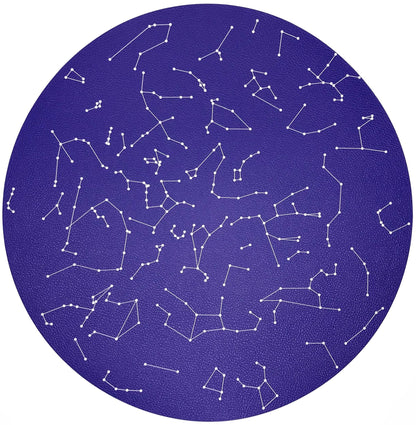 Constellations Stars 16 Round Pebble Placemat, Set Of 4 - nicolettemayer.com