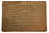 Crocodile Aves Gold 17.5 Rectangle Pebble Placemats, Set Of 4 - nicolettemayer.com