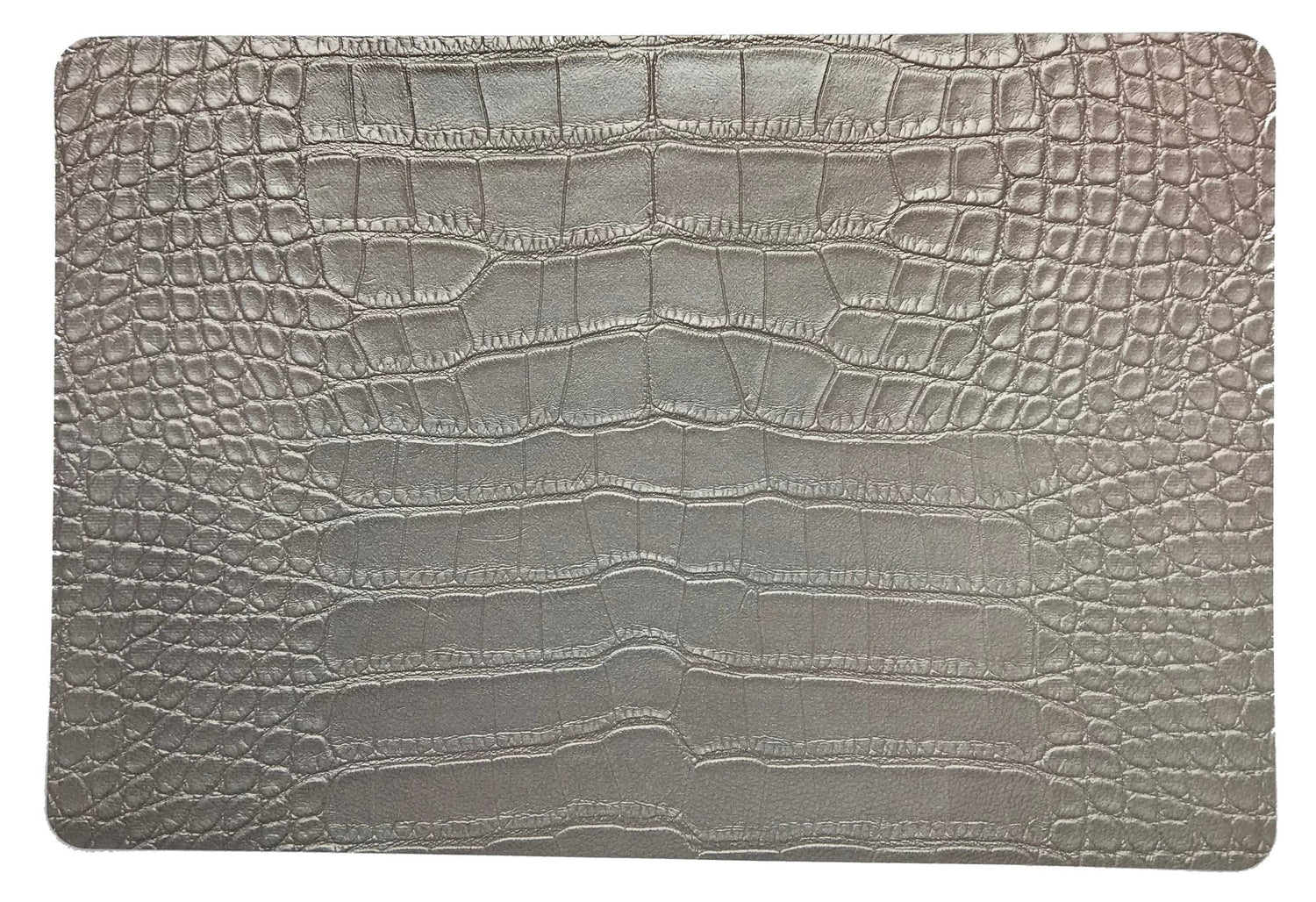 Crocodile Champagne 17.5 Rectangle Pebble Placemats, Set Of 4 - nicolettemayer.com