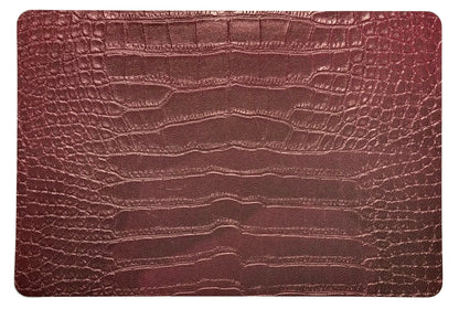 Crocodile Copper 17.5 Rectangle Pebble Placemats, Set Of 4 - nicolettemayer.com