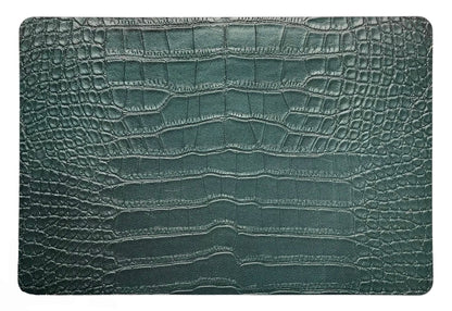 Crocodile Patina 17.5 Rectangle Pebble Placemats, Set Of 4 - nicolettemayer.com