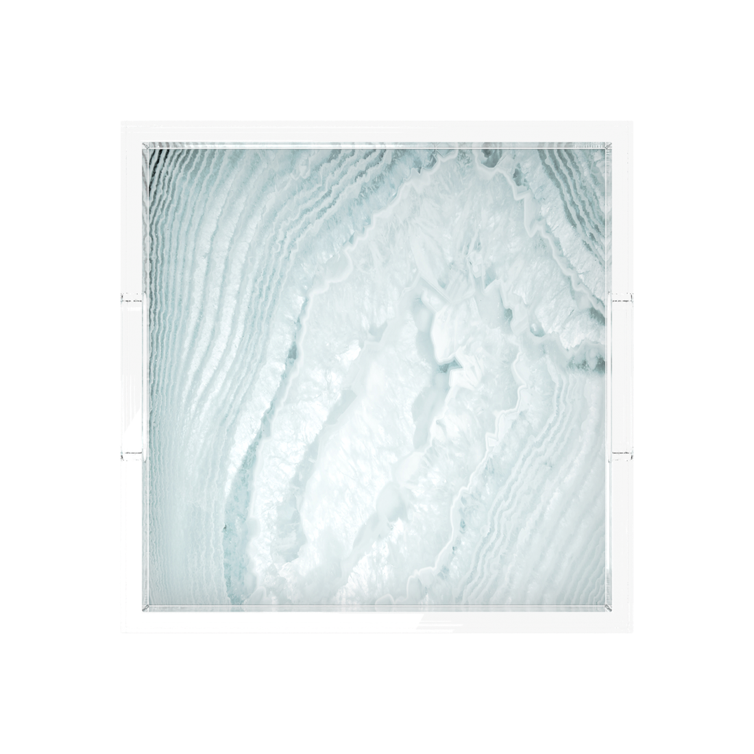 Crystal Dove Acrylic Decorative Tray, 12 x 12 in., 15 x 15 in., 18 x 18 in. by Nicolette Mayer