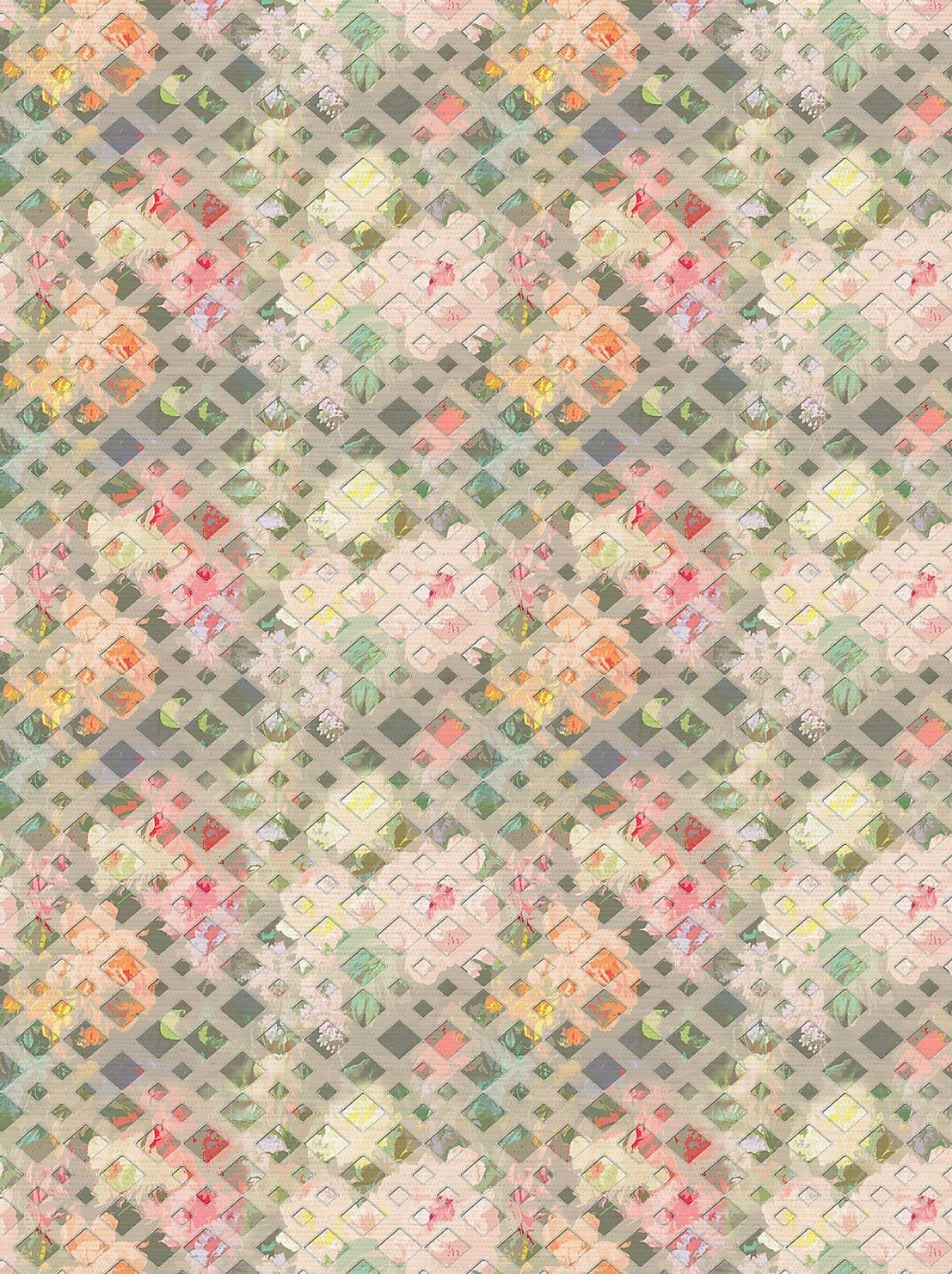 Defosse Trellis Azalea Wallpaper, Per Yard - nicolettemayer.com