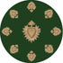 Ex Vote Evergreen 16" Round Pebble Placemat Set of 4 - nicolettemayer.com