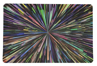 Sets de table rectangulaires Fireworks Black 17,5 po, lot de 4