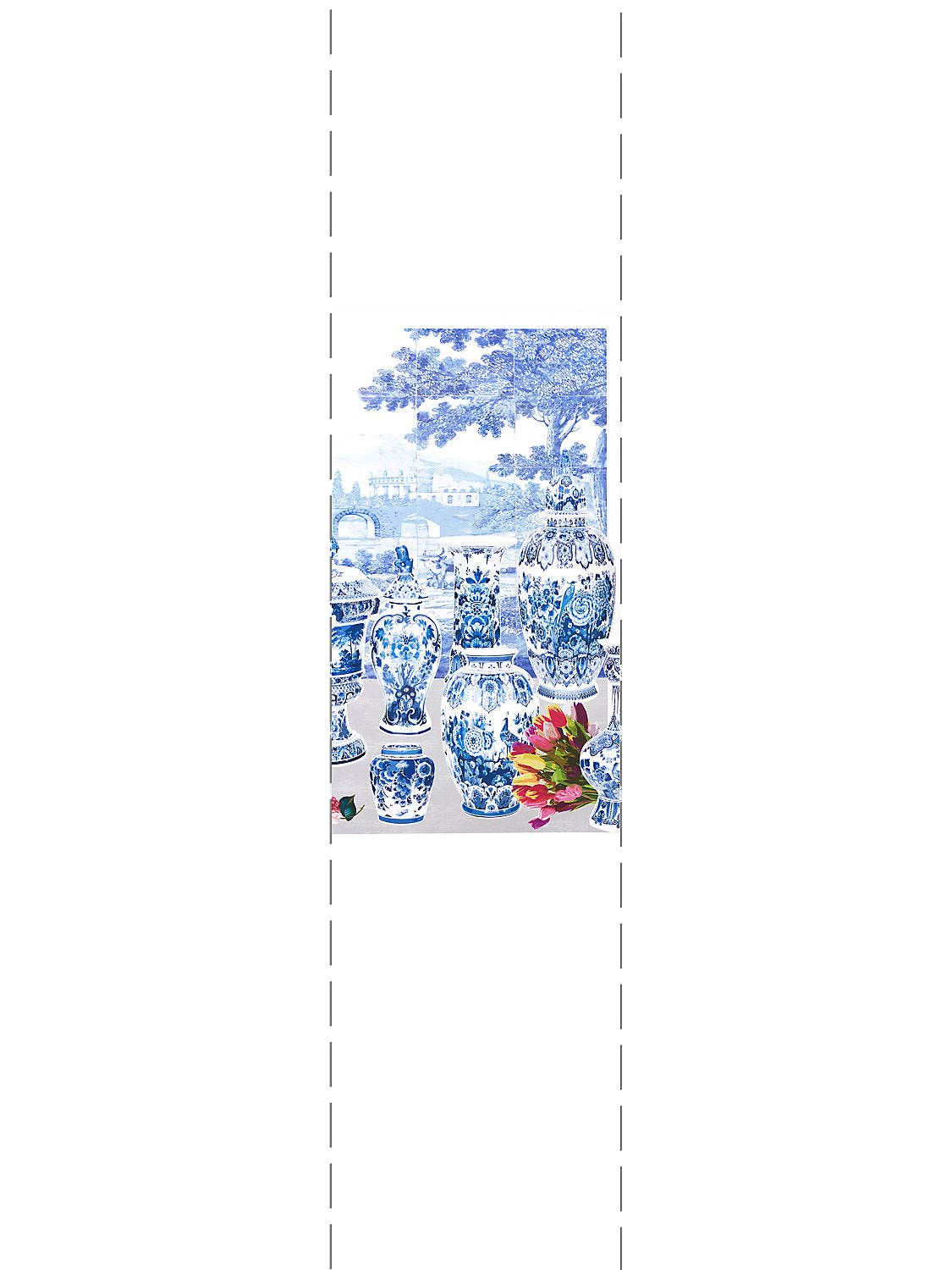 Garniture Scenic Tulips Neutral Right Panel - nicolettemayer.com