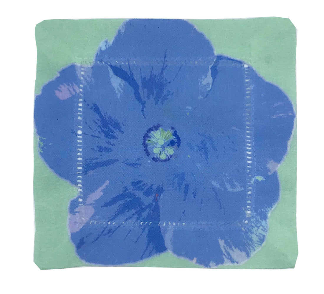 Hibiscus Clematis 6X6 Hemstitch Cocktail - nicolettemayer.com