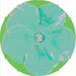 Hibiscus Colony 16 Round Pebble Placemat Set of 4 - nicolettemayer.com