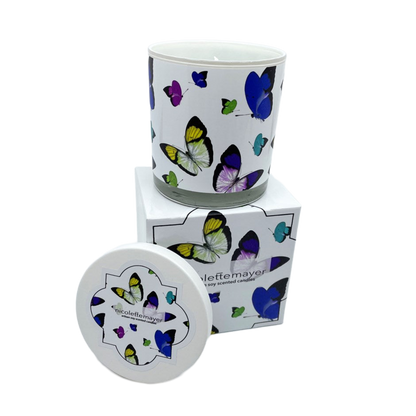 Butterflies Acid Blue Candle - nicolettemayer.com