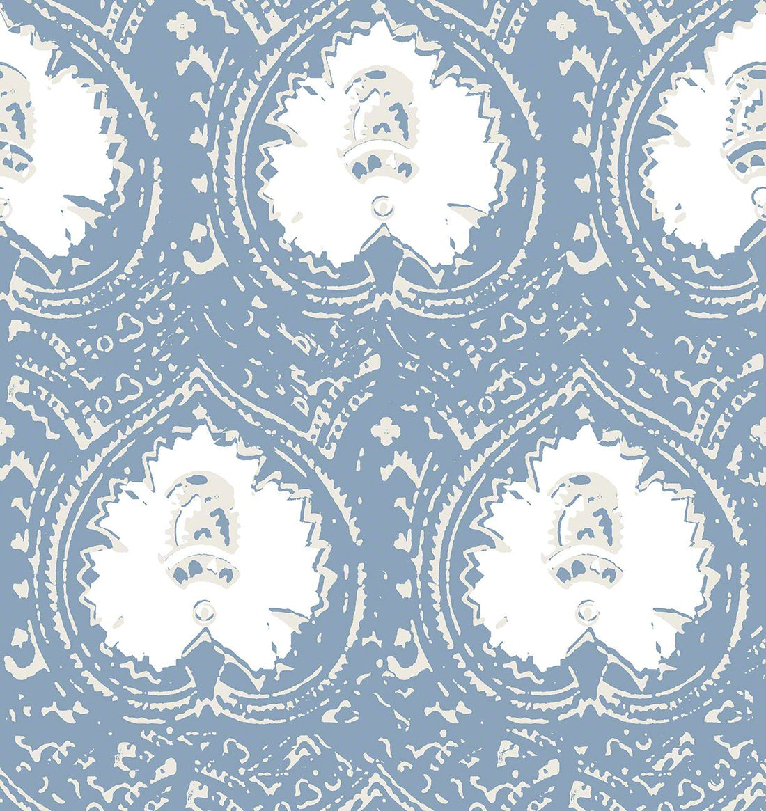 Lantern Denim Peel and Stick Wallpaper, Double Roll, 34" x 288", 48 sq ft - nicolettemayer.com