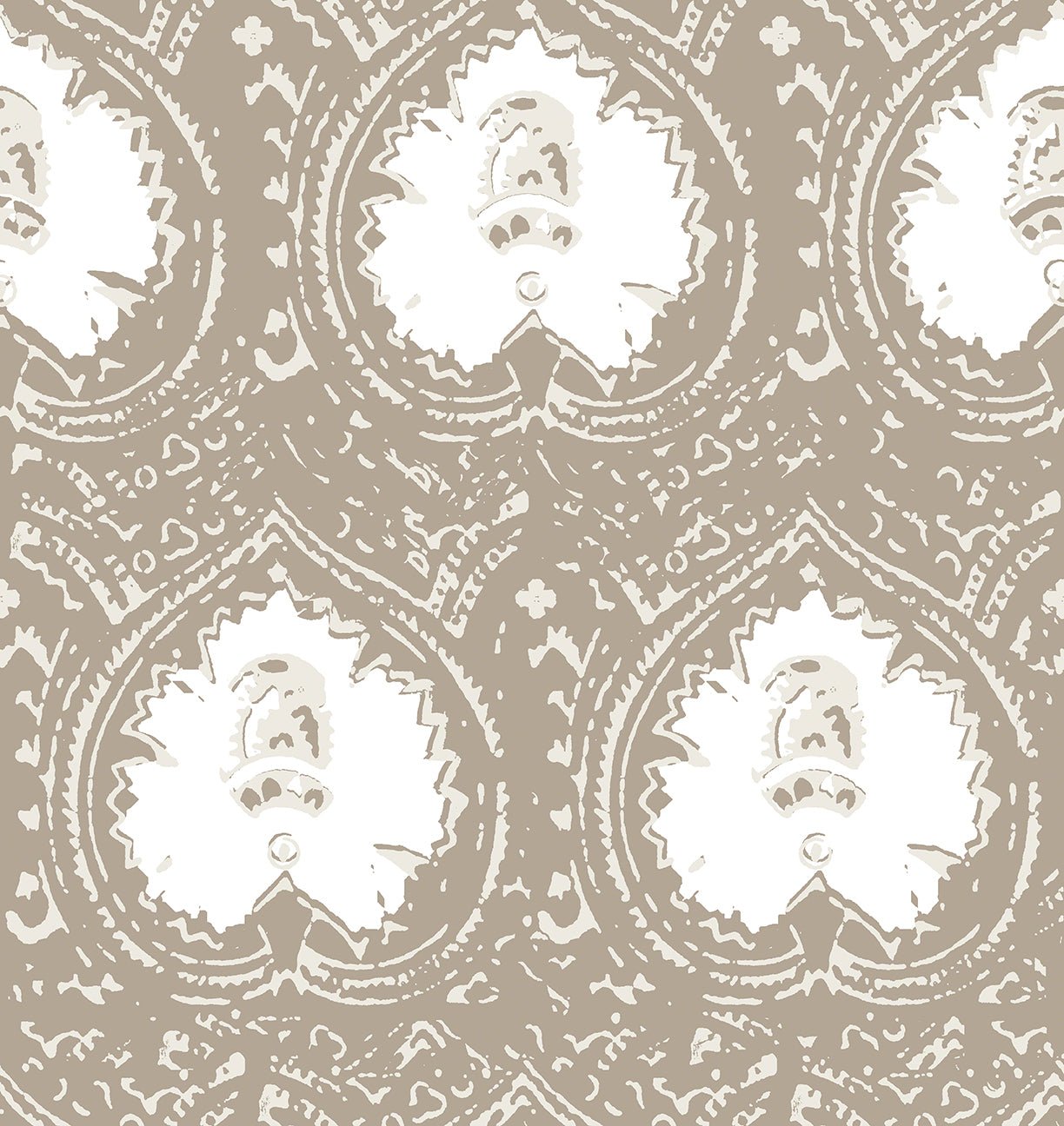 Lantern Latte Peel and Stick Wallpaper, Double Roll, 34&quot; x 288&quot;, 48 sq ft - nicolettemayer.com