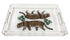 Leopard Seeing Double White Acrylic Vanity Tray 12.25X7.75 - nicolettemayer.com