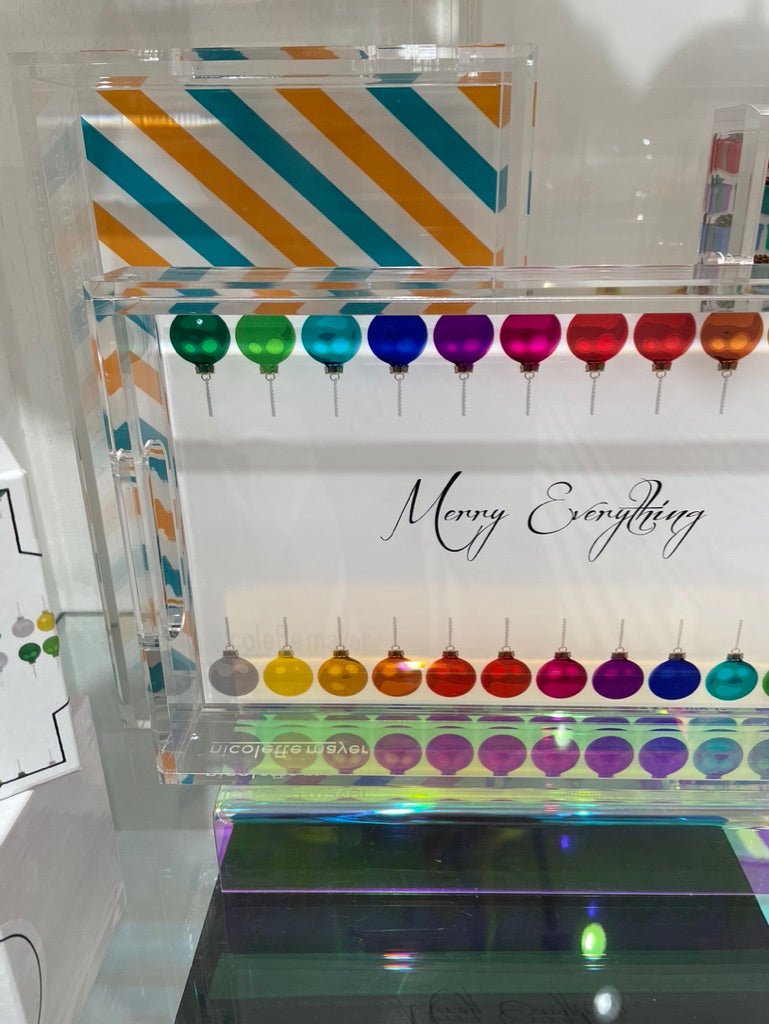 Merry Everything! Acrylic Vanity Tray 12.25X7 - nicolettemayer.com