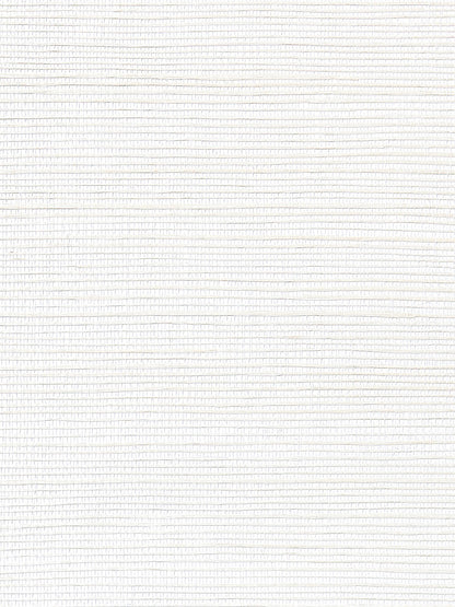 Metallica Snow Grasscloth Solid Wallpaper - nicolettemayer.com