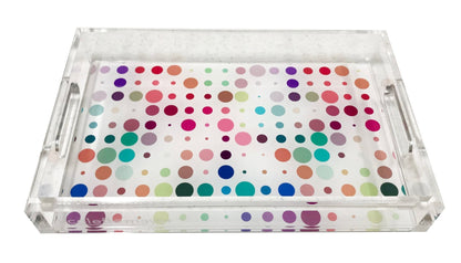 Mod Confetti Andre Acrylic Vanity Tray 12.25X7.75 - nicolettemayer.com