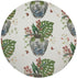 Monkey Small Jungle White 16 Round Pebble Placemats, Set Of 4 - nicolettemayer.com