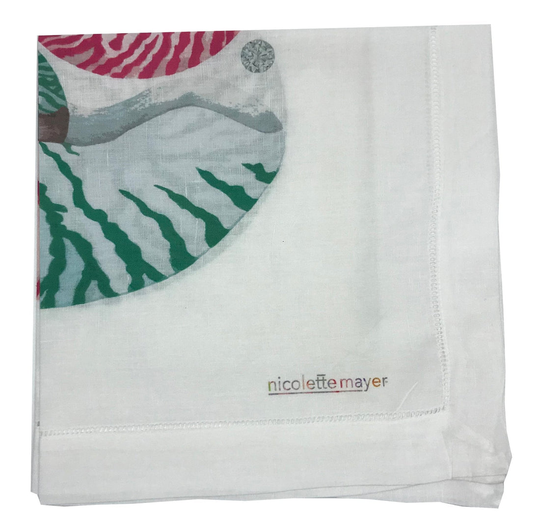 NAUTILUS PALM BEACH 22&quot;X22&quot; HEMSTITCH DINNER NAPKIN, SET OF 4 - nicolettemayer.com