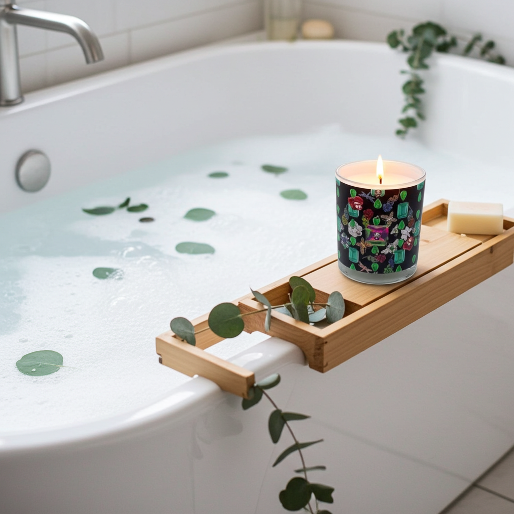 Jewel Box Emerald Candle