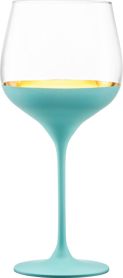 ORO24k Largest Grand Burgundy 24k Gold Wine Glass, Set of 1 - nicolettemayer.com