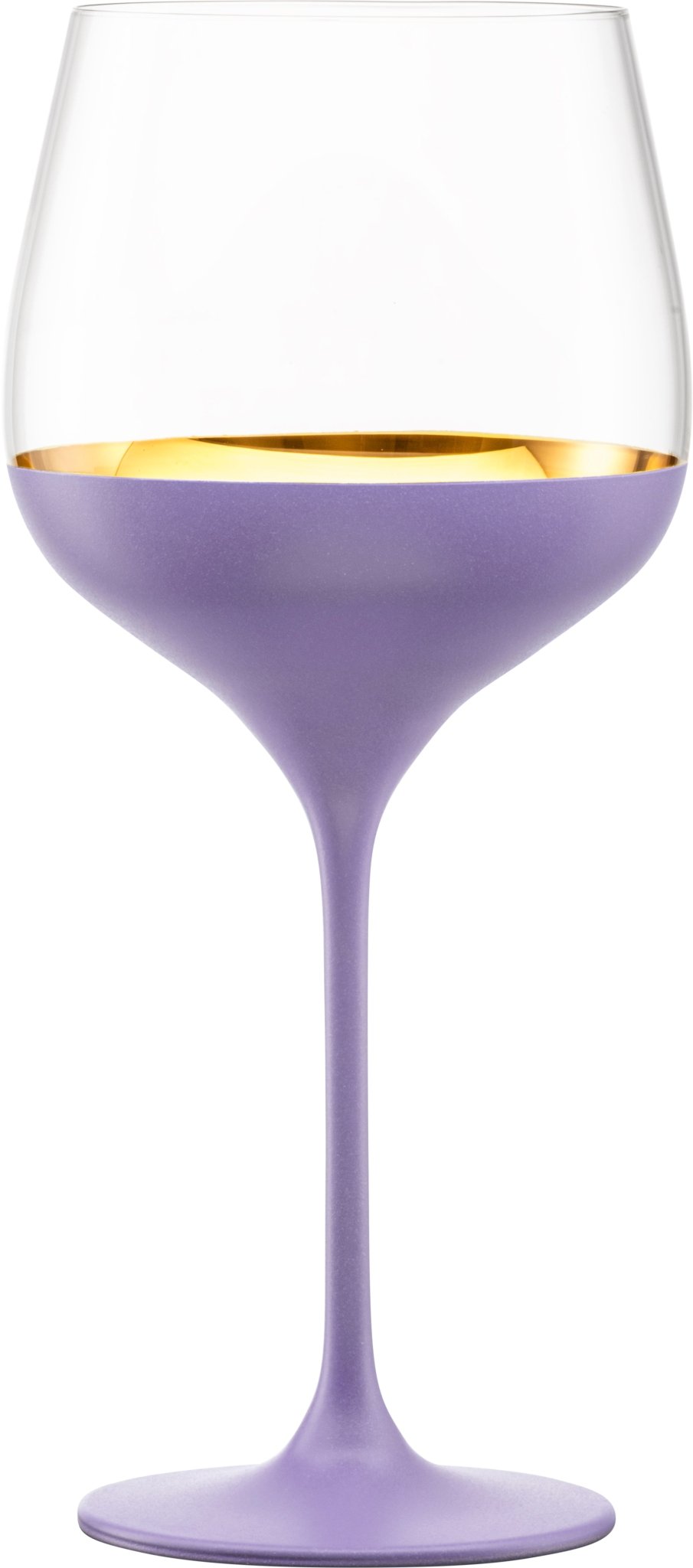 ORO24k Largest Grand Burgundy 24k Gold Wine Glass, Set of 1 - nicolettemayer.com