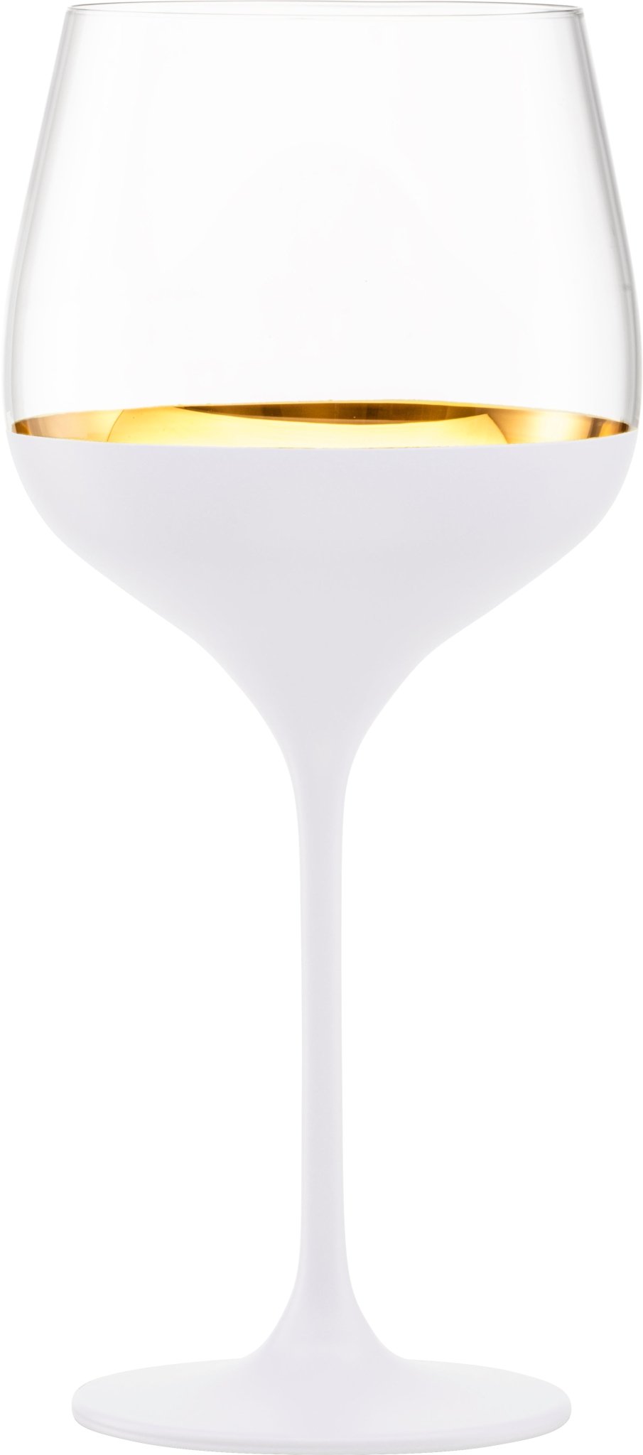 ORO24k Largest Grand Burgundy 24k Gold Wine Glass, Set of 1 - nicolettemayer.com