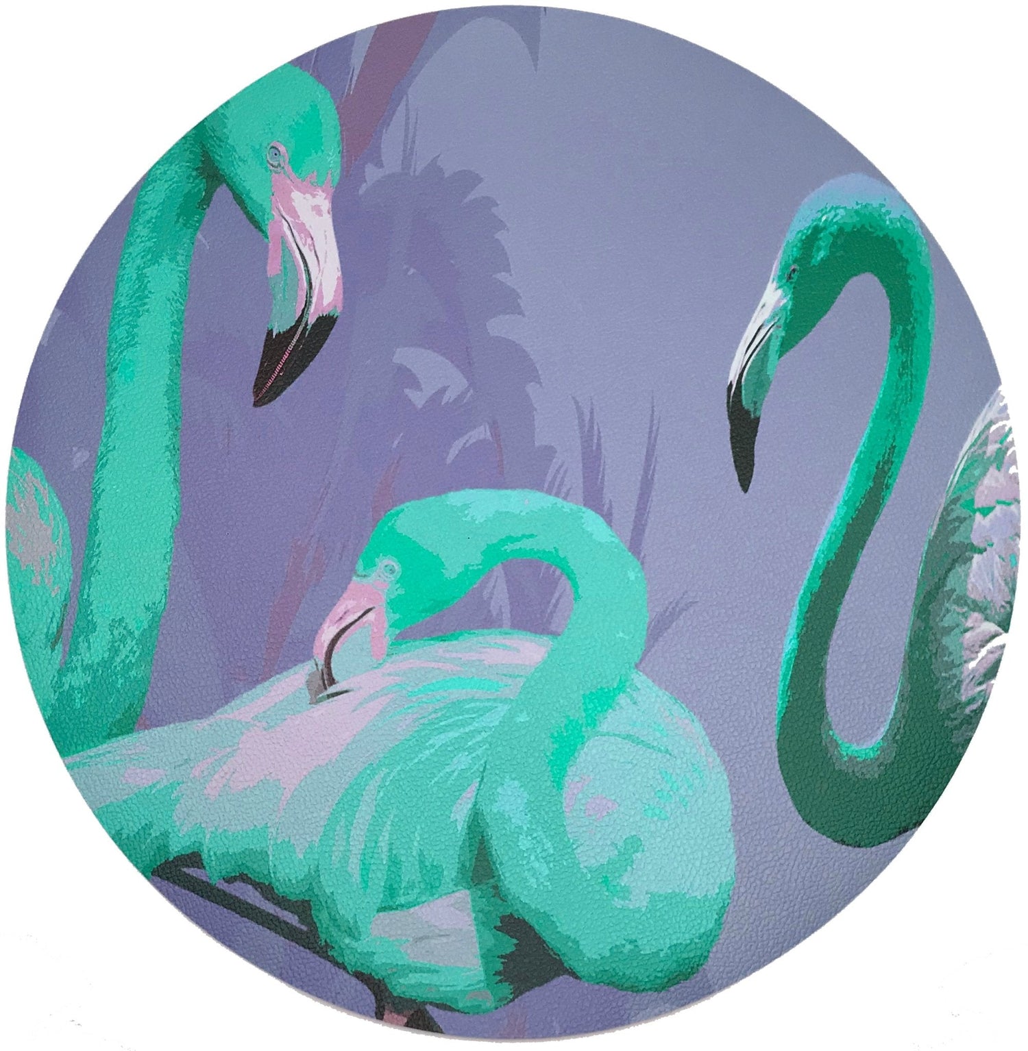 Palm Springs Wisteria 16 Round Pebble Placemat Set of 4 - nicolettemayer.com