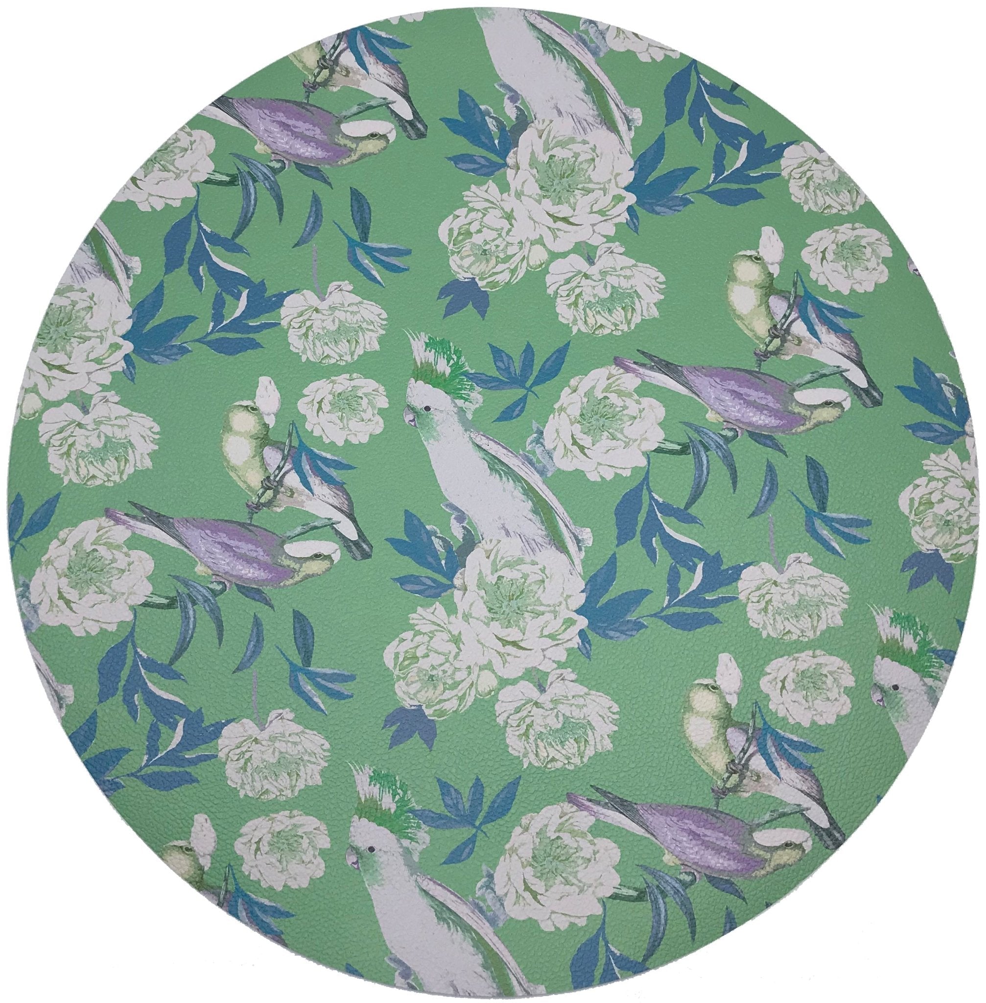 Peony Inspira Tropical 16&quot; Round Pebble Placemat, Set Of 4 - nicolettemayer.com