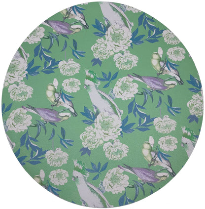 Peony Inspira Tropical 16&quot; Round Pebble Placemat, Set Of 4 - nicolettemayer.com