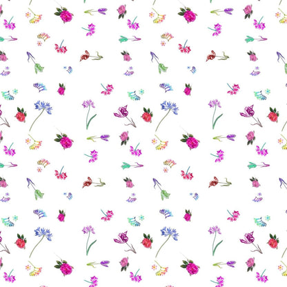 Pistals 6x6&quot; Floral Cotton Sateen Cocktail Napkins - nicolettemayer.com
