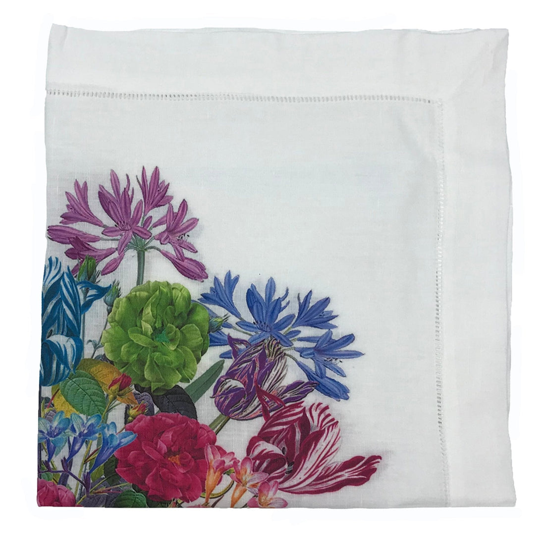 Pistals Large Bouquet 22&quot;X22&quot; Dinner Napkins, Set of 4 - nicolettemayer.com