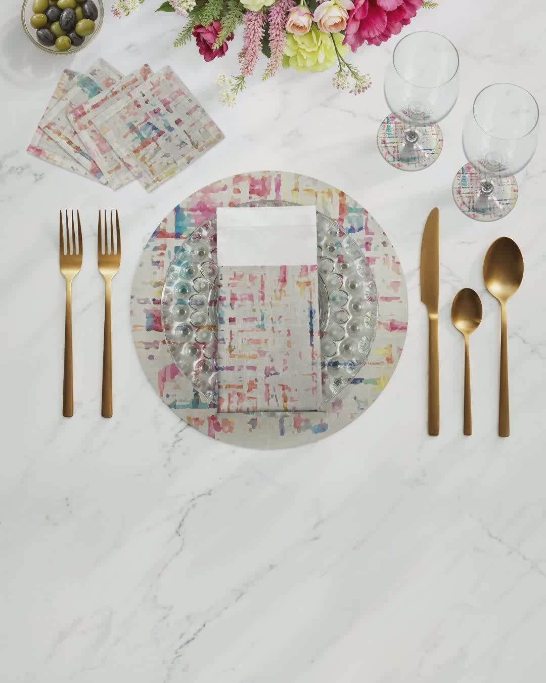 Coco Vegan Leather Pebble Placemat by Nicolette Mayer 