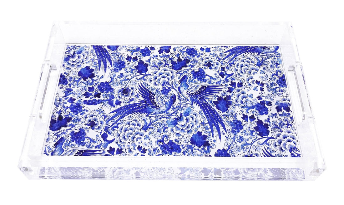 Royal Delft Inspiration Acrylic Vanity Tray 12.25X7.75 - nicolettemayer.com