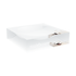 Samoyed Dog Acrylic Candy Catchall Dish, large dish at an angle, by Nicolette Mayer