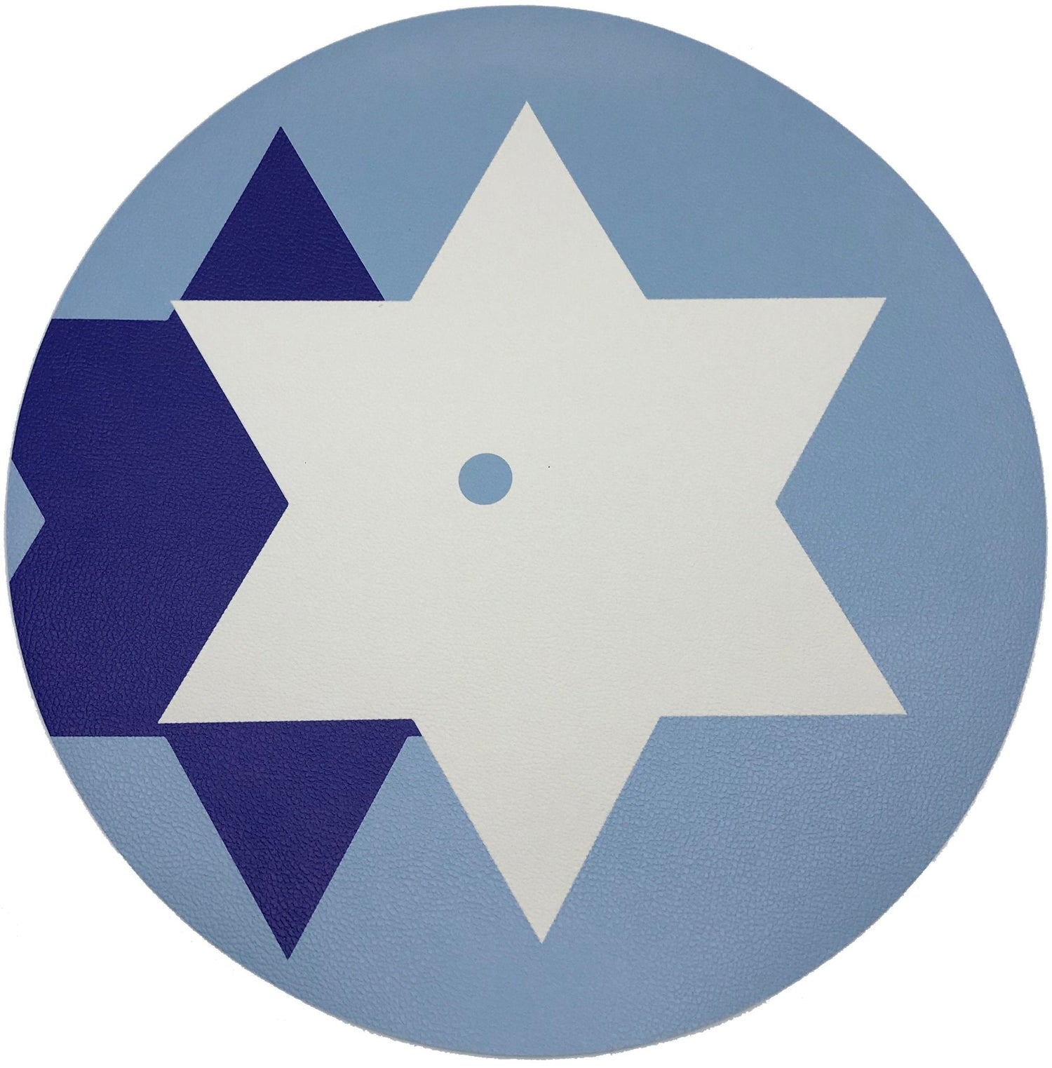 Star Of David 16 Round Pebble Placemats, Set Of 4 - nicolettemayer.com