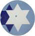 Star Of David 16 Round Pebble Placemats, Set Of 4 - nicolettemayer.com