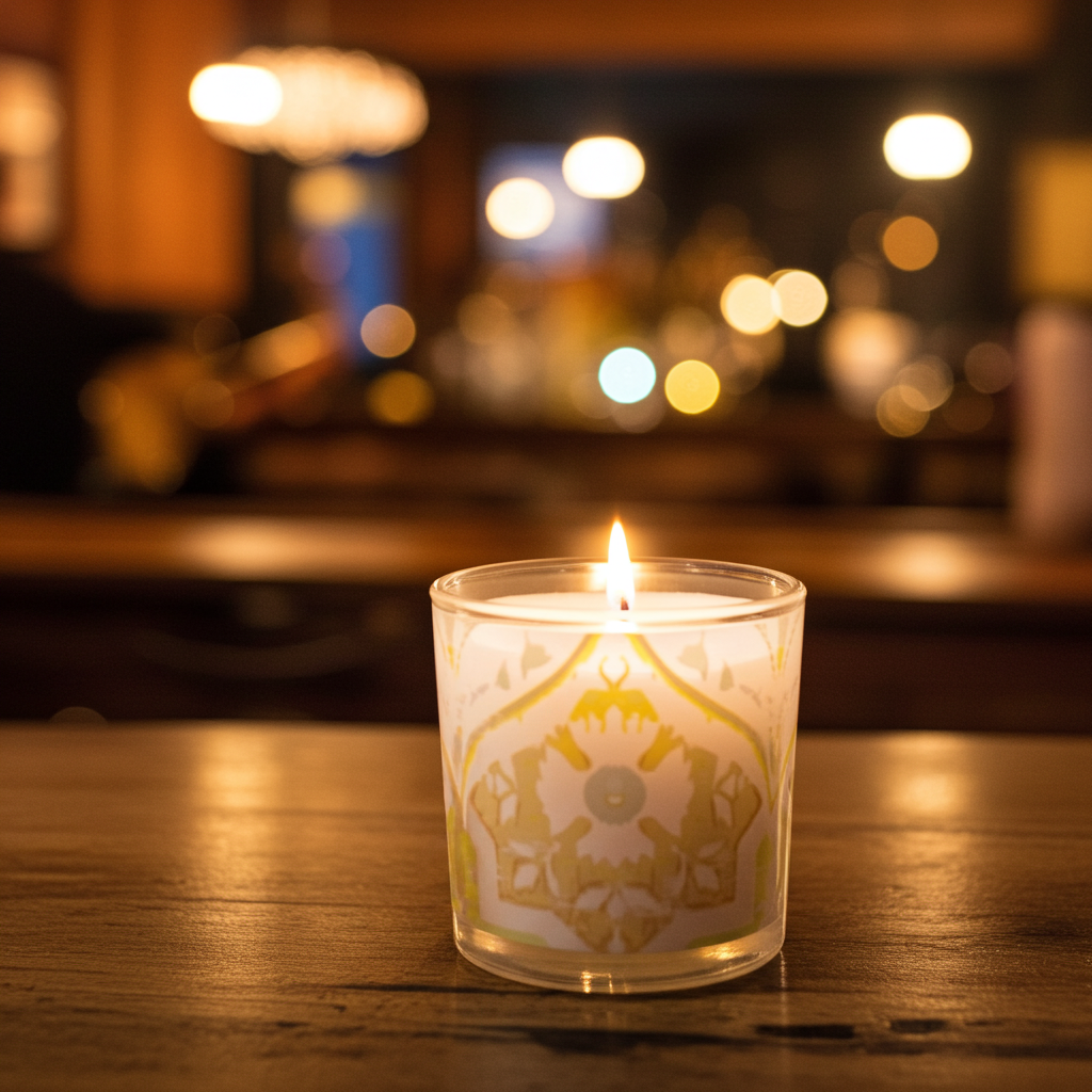 Jaipur Yellow Candle