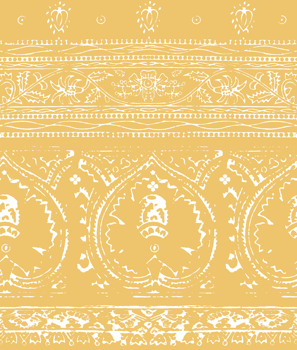 Agra Reverse Gold Peel and Stick Wallpaper, Double Roll, 26" x 288", 48 sq ft - nicolettemayer.com