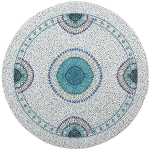 Birds Of A Feather 16 Round Beaded Placemat Rough Cut - nicolettemayer.com