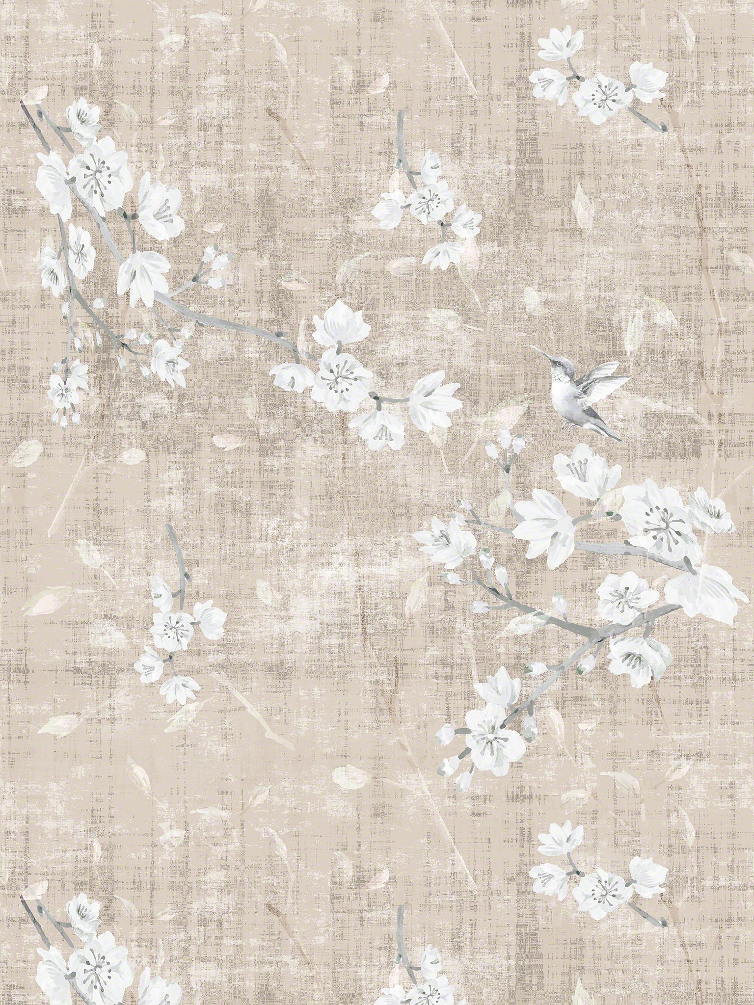 Blossom Fantasia French Gray Fabric - nicolettemayer.com