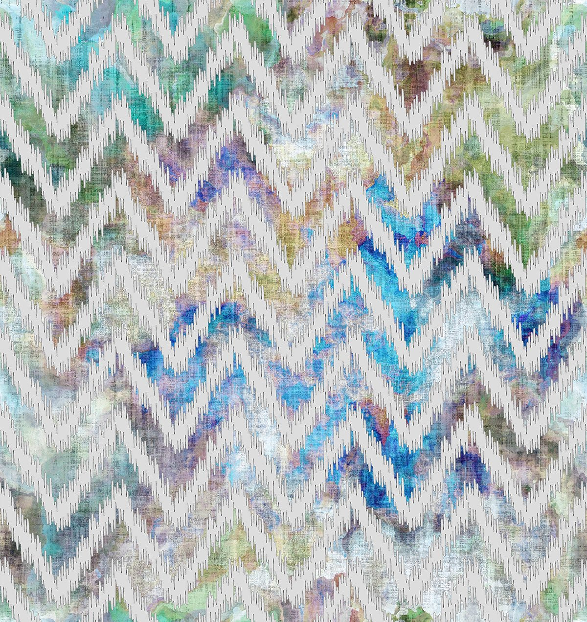 Chevron Coast Wallpaper, Per Yard - nicolettemayer.com