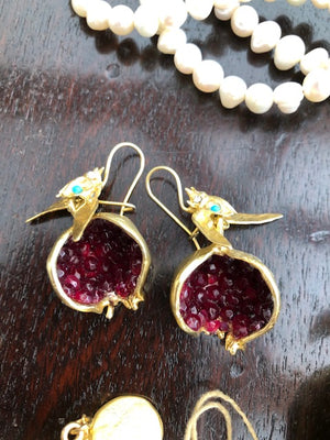 Pomegranate Earrings - nicolettemayer.com