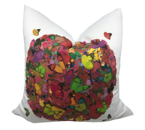 Mariposa Pop 22" X 22" Designer Pillow - nicolettemayer.com
